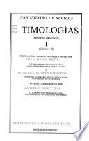 Etimologías: Libros I-X