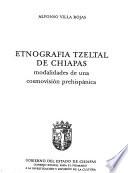 Etnografía tzeltal de Chiapas