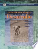 Evaluación de la ayuda al desarrollo