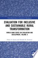 Evaluation for Inclusive and Sustainable Rural Transformation