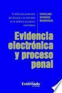 Evidencia electrónica y proceso penal