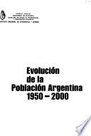 Evolución de la población argentina, 1950-2000