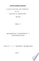 Evolución de las ciencias en la República Argentina, 1923-1972: Meteorología, oceanografía y radiopropagación