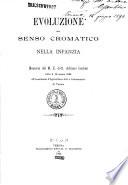 Evoluzione del senso cromatico nella infanzia