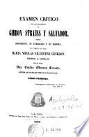 Examen crítico de las doctrinas de Gibbon Strauss y Salvador