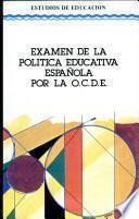 Examen de la política educativa española por la O.C.D.E.