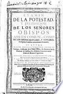 Examen de la potestad y jurisdicion de los señores obispos