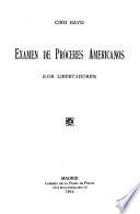 Examen de próceres americanos (los libertadores)