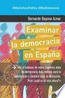 Examinar la democracia en España
