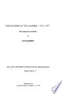 Excavations at Tel Lachish, 1973-1977