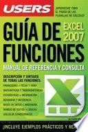 Excel 2007: Guía de funciones
