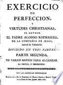 Exercicio de perfeccion y virtudes christianas, 2