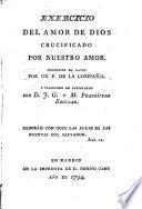 Exercicios del amor de Dios crucificado por nuestro amor