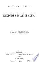Exercises in arithmetic. [With] Answers