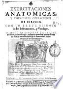 Exercitaciones anatomicas y essenciales operaciones de cirugia