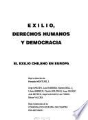 Exilio, derechos humanos y democracia