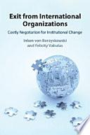 Exit from International Organizations