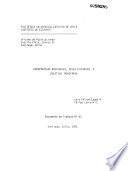 Expectativas racionales, ciclo económico y política monetaria
