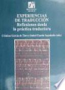 Experiencias De Traduccion/ Experiences of Translation