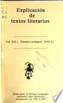 Explicación de textos literarios
