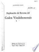 Explicación del reverso del Codex Vindobonensis