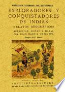 Exploradores y conquistadores de Indias