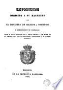 Exposicion dirigida a su magestad por el ministro de marina comercio y gobernacion de ultramar sobre el estado decadente de la armada española..