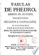 Fabulas de Phedro, Liberto de Augusto