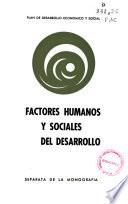 Factores humanos y sociales del desarrollo