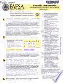 FAFSA, Ayudamos a educar a America, etc., de jullo de 1, 2003 - de junio de 30, 2004, (SPANISH).