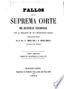 Fallos de la Corte Suprema de Justicia de la Nación