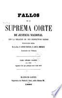 Fallos de la Corte suprema de justicia de la nación