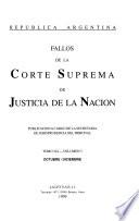 Fallos de la Corte Suprema de Justicia nacional