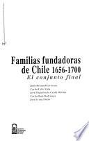 Familias fundadoras de Chile, 1656-1700