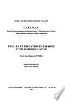 Famille et éducation en Espagne et en Amérique Latine
