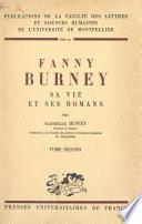 Fanny Burney, sa vie et ses romans (2)