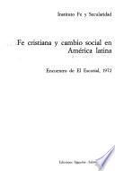 Fe cristiana y cambio social en América latina