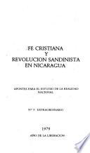 Fe cristiana y revolución sandinista en Nicaragua