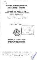 Federal Communications Commission Reports