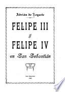 Felipe III y Felipe IV en San Sebastián