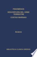 Fenómenos. Descripción del Orbe terrestre. Costas marinas.