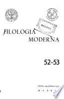 Filolgia moderna