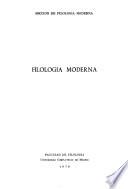 Filología moderna