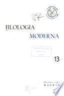 Filología moderna
