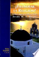 ¿filosofar la religión?