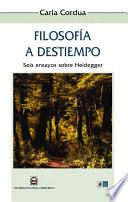 Filosofía a destiempo