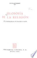 Filosofía de la religión