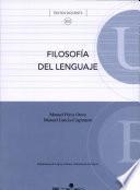 Filosofía del lenguaje