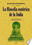 Filosofía esotérica de la India