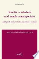 Filosofía y ciudadanía en el mundo contemporáneo